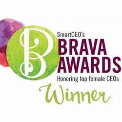 smart ceo's brava award winner badge