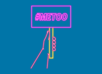 sign that says Hashtag Metoo